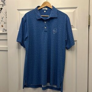 Peter Millar Size Medium Golf Shirt Waste Management Phoenix Open